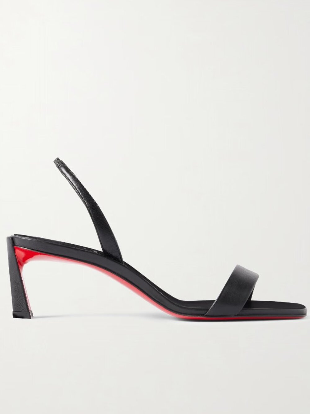 Christian Louboutin O CONDORA 55 Leather Slingback Sandals Heels Shoes
